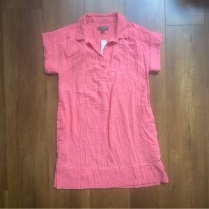 J. Crew Coral Tunic Top